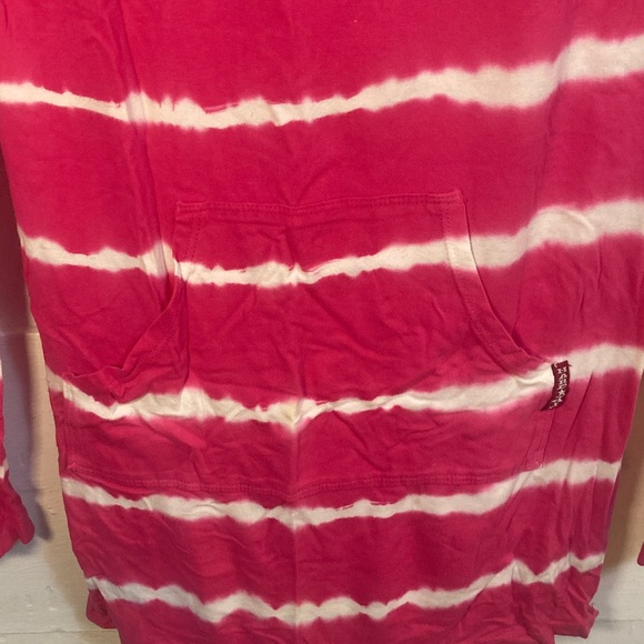 Hard Tail Pink and White Striped Long Sleeve Top - Picture 4 of 7